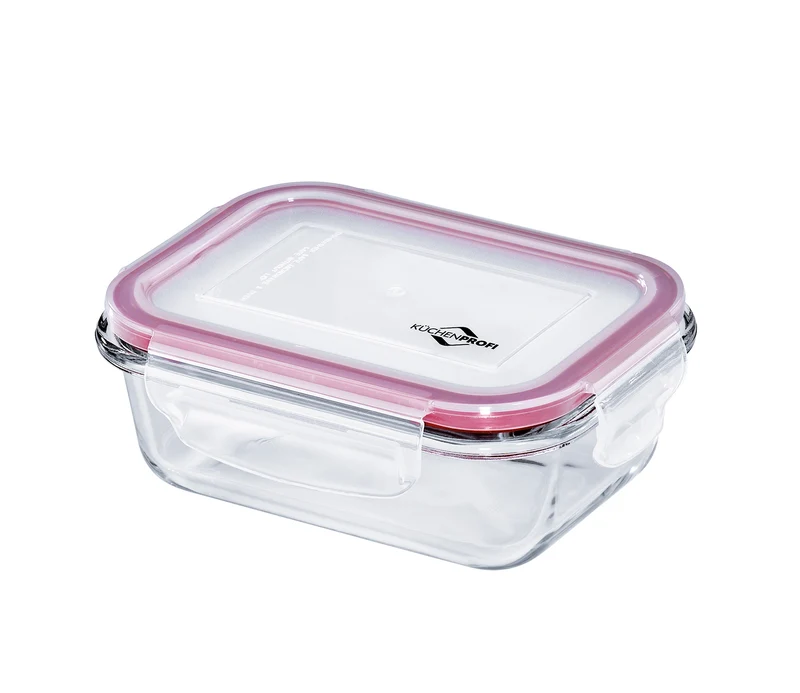 Kuchenprofi box/contenitore vetro rettangolare ermetico 400 ml