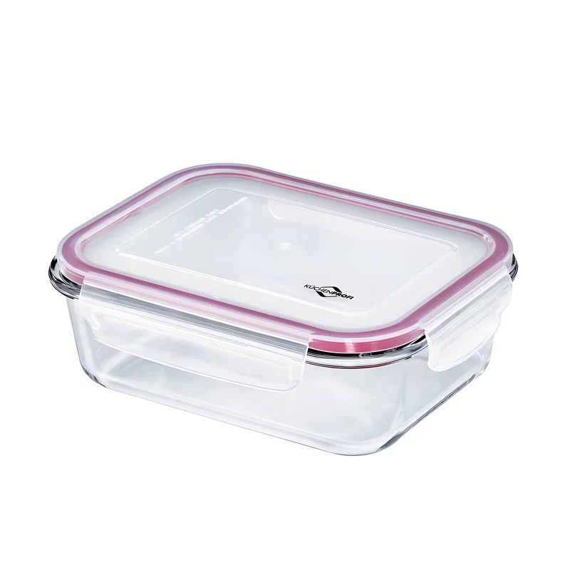 Kuchenprofi box/contenitore in vetro rettangolare ermetico 1,1L