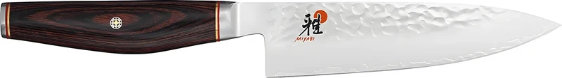 Miyabi 6000MCT Coltello da Chef Gyutoh Martellato 16 cm – Acciaio MC63, Art. 34073-161-0