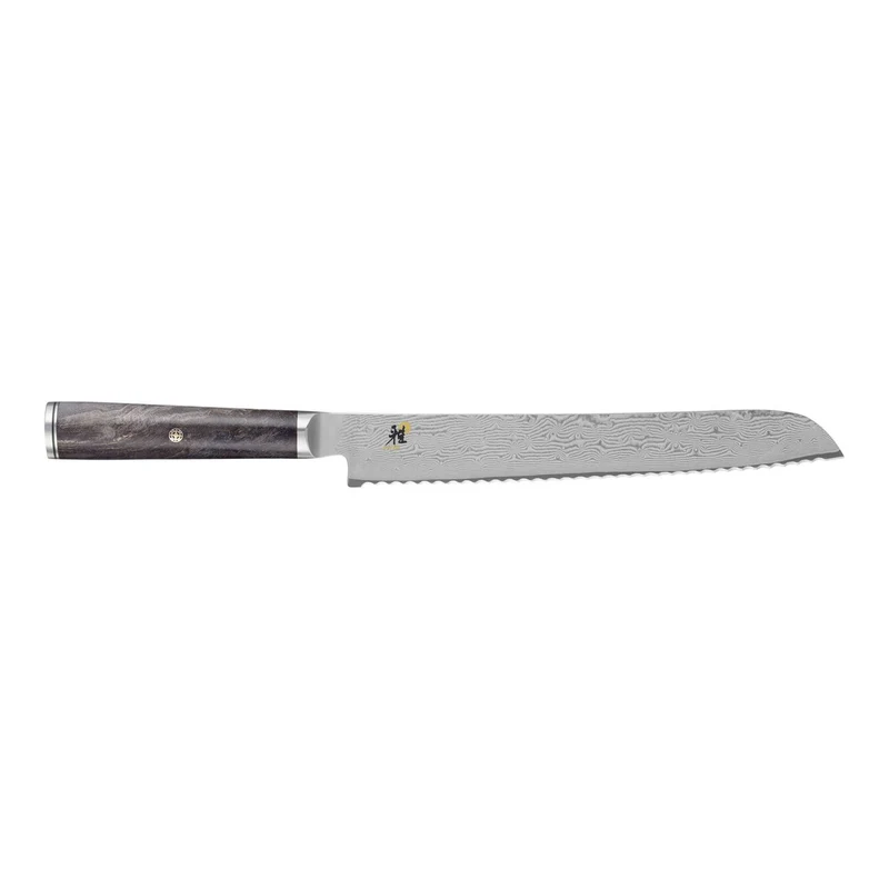 Miyabi 5000 MCD 67 Coltello da Pane 24 cm – Acciaio SG2 63 HRC, 133 Strati Damasco