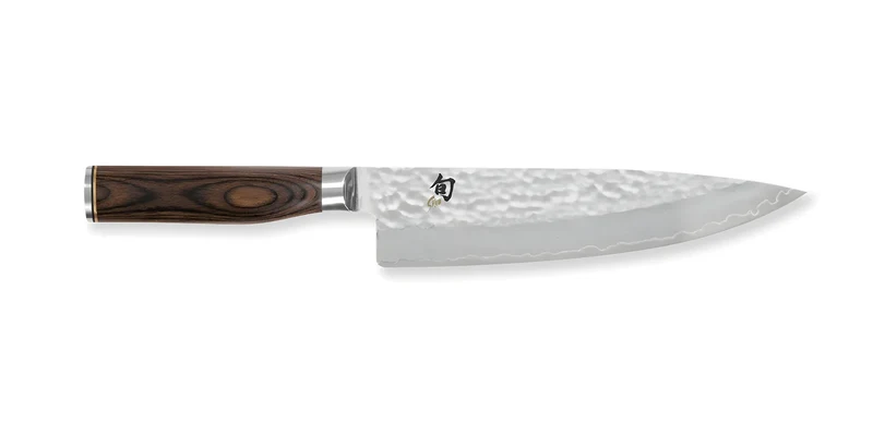 KAI Shun Premier Tim Mälzer Coltello da Cuoco Martellato 20 cm – Damascato 32 Strati TDM-1706