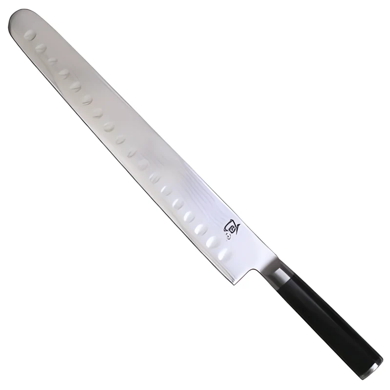 KAI Shun Classic Coltello per Salumi Alveolato 30 cm – Damascato 32 Strati DM-0745