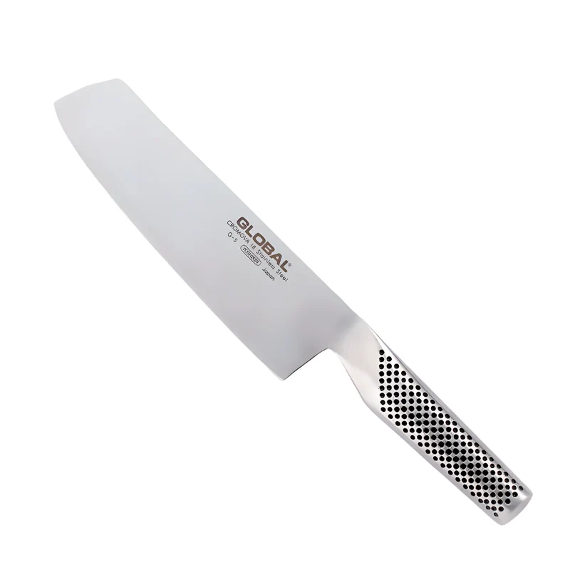 Global G-05 Coltello per Verdure 18 cm – Acciaio CROMOVA 18, Made in Japan