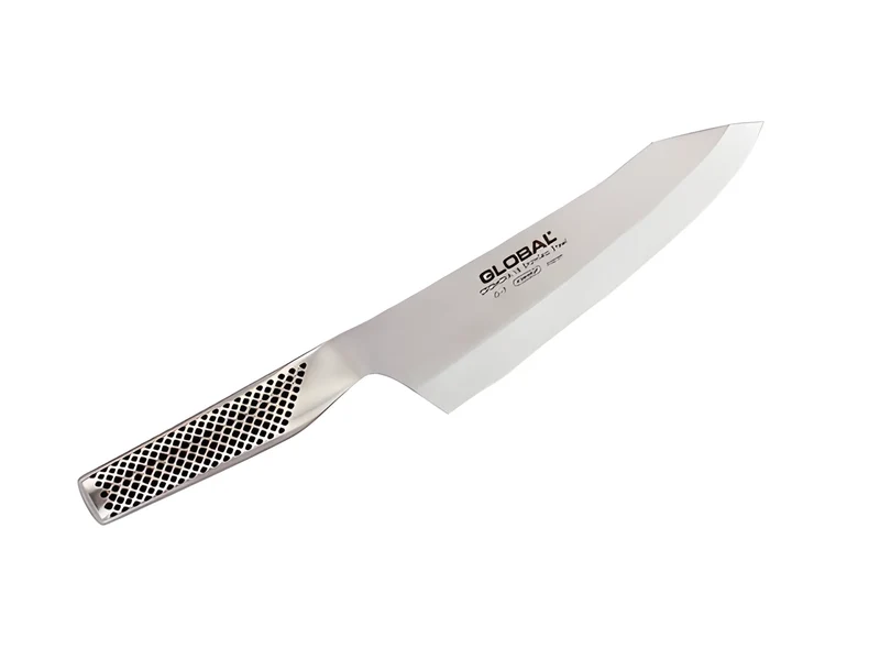 Global G-07R Coltello Deba 18 cm – Acciaio CROMOVA 18, Made in Japan