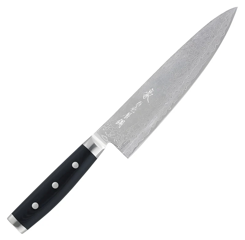 Yaxell GOU Coltello da Cuoco Lama 20 cm – Acciaio SG2 63 HRC, 101 Strati Damasco