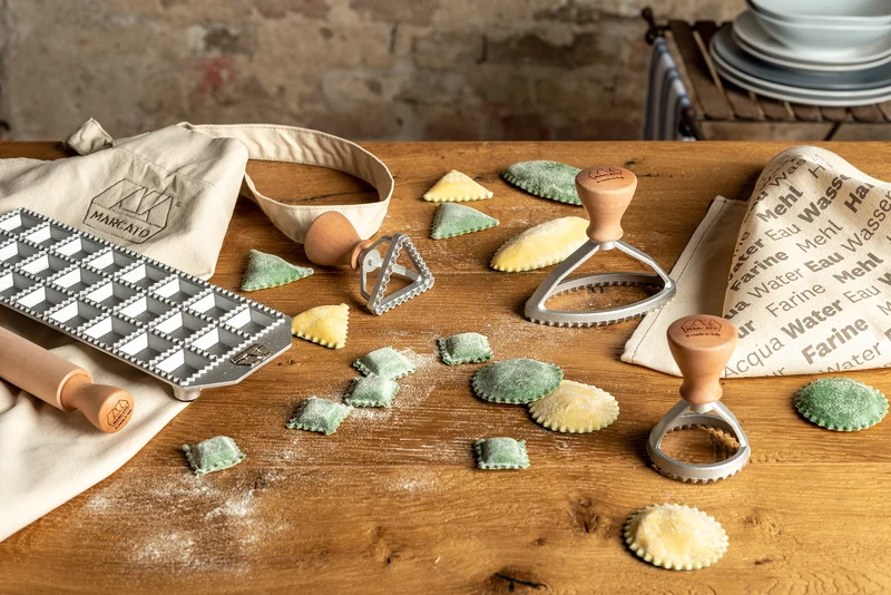 Marcato kit pasta fresca ripiena Ravioli like a Pro idea regalo