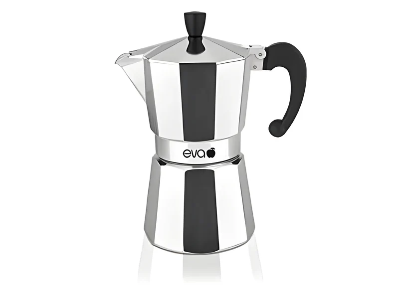 Moka macchina da caffè caffettiera alluminio 6 tazze EVA 020305