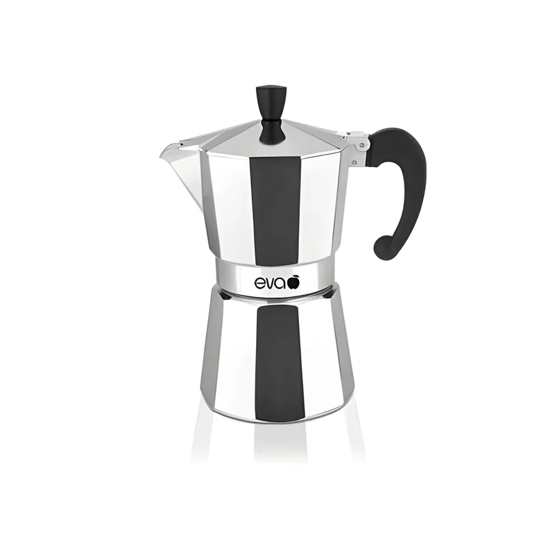 Eva moka caffettiera 12 tazze in alluminio