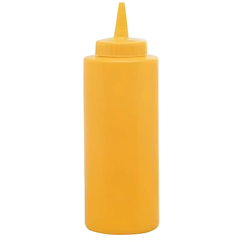 Dosatore biberon per condimenti giallo 17 cm 410 ml 04 19 86