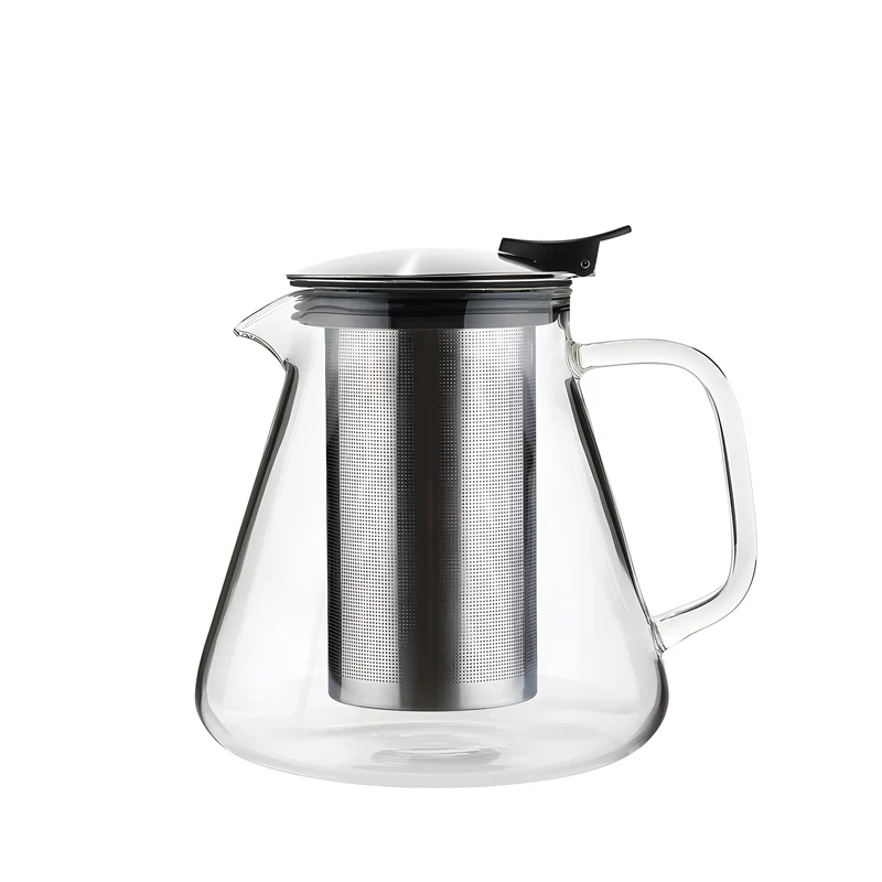 Teiera in vetro borosilicato con infusore Giulietta litri 1