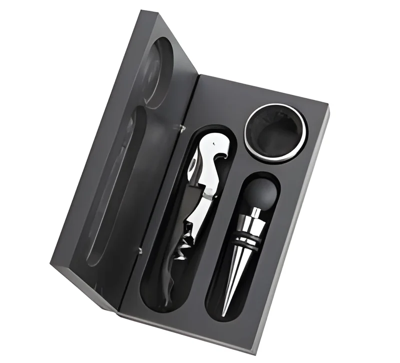 Set da vino "Bardolino" confezione regalo bauletto legno 5113643