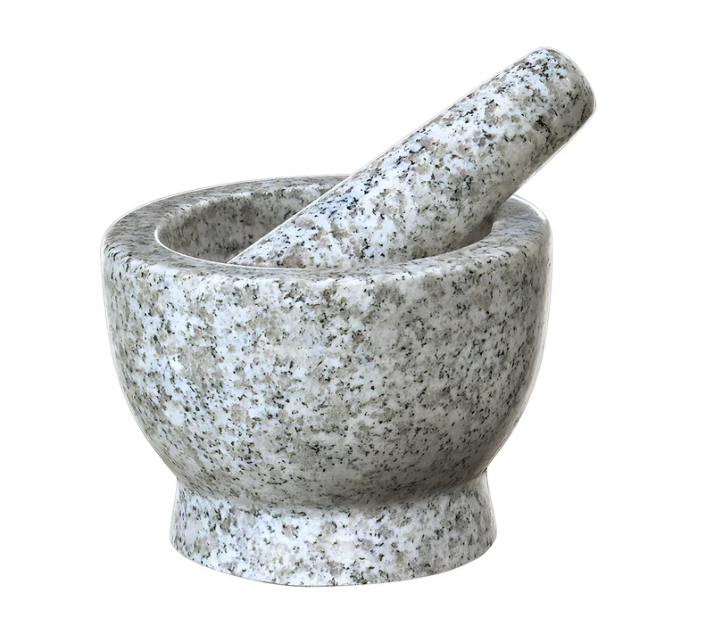 Mortaio in granito "Salomon" Ø 10 cm alto 13 cm 2,576 kg 5111396