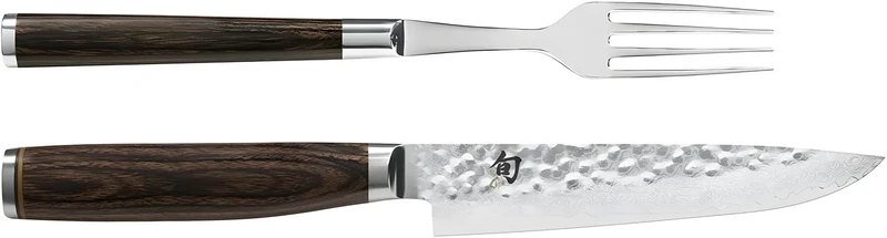 KAI Shun Premier Tim Mälzer Set Coltello e Forchetta da Bistecca – TDM-0907