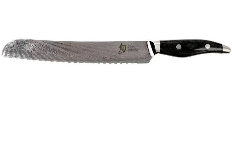 KAI Shun Nagare Coltello da Pane 23 cm – Damascato 72 Strati NDC-0705