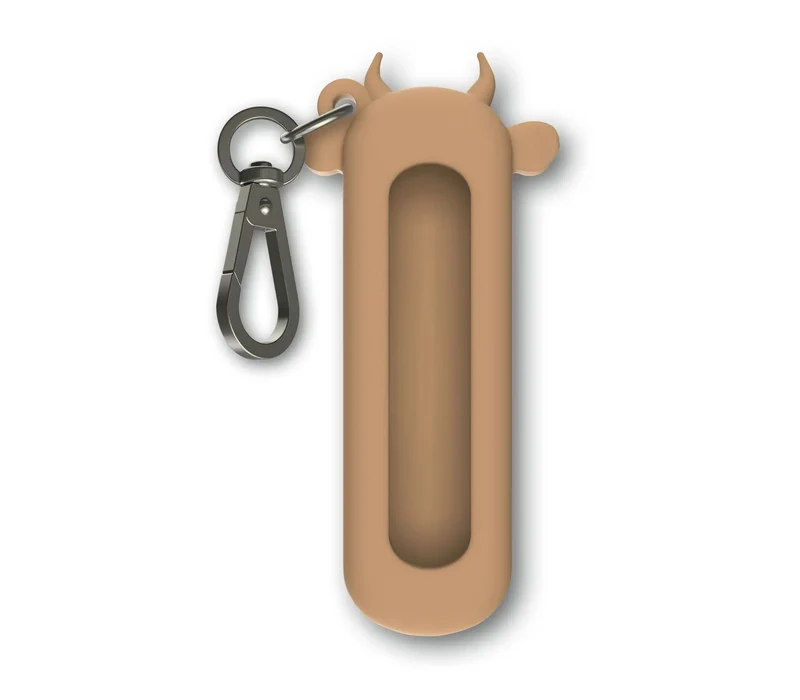 Victorinox custodia in silicone con moschettone Wet Sand