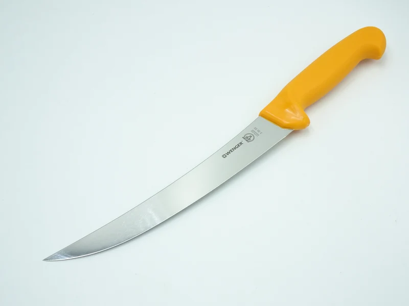 Coltello Swibo Wenger da macello e salumi a sciabola 22 cm.