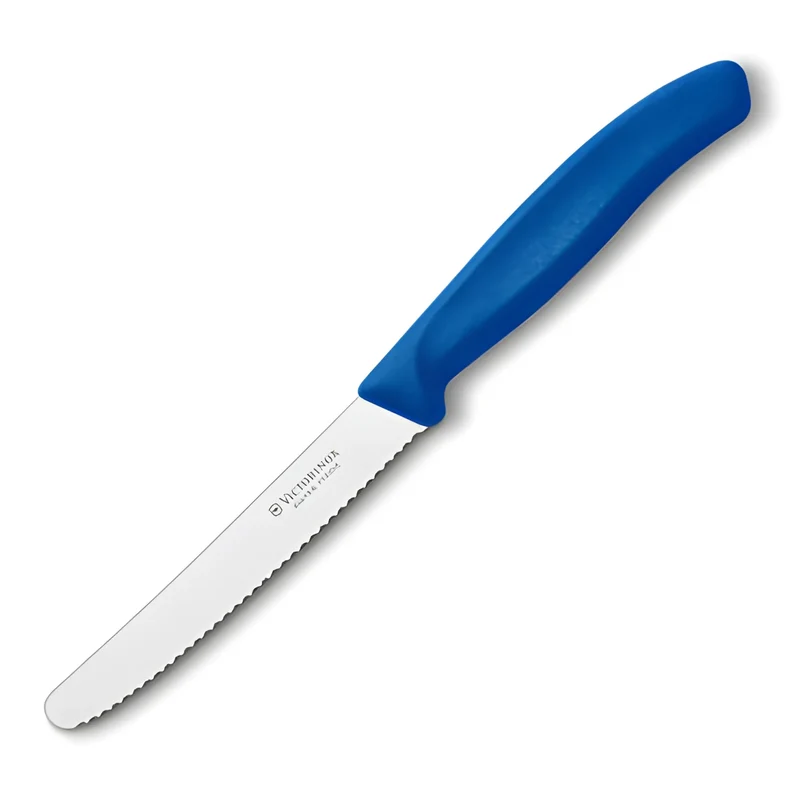 Victorinox Coltello da Tavola ondulato manico blu V-6.78 32