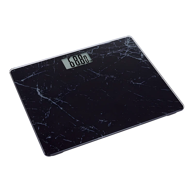 Bilancia pesapersone digitale Marmo nero 50g/180kg 5270212