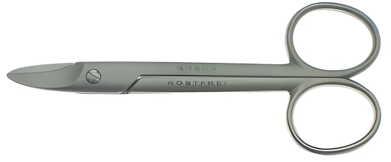 Forbici unghie lama corta 4"(cm.10,16)inox satinate Robur0251/56