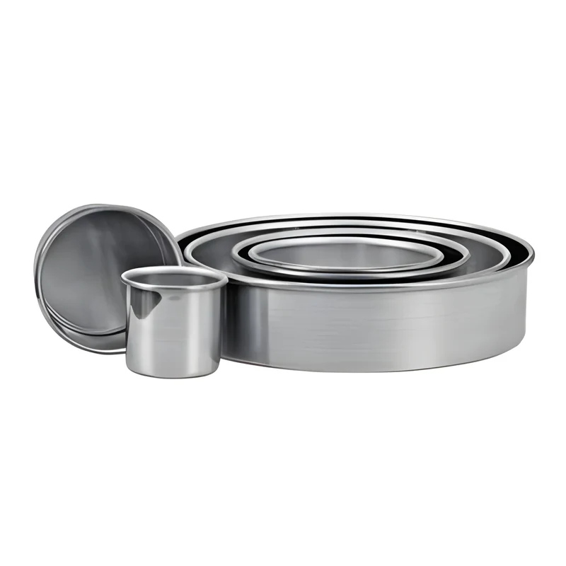 Teglia in alluminio adatta per Pan di Spagna Ø 25 x h 10 cm.