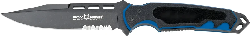 Fox coltello lama fissa Sheridan Attack G10 Black Blue 1669