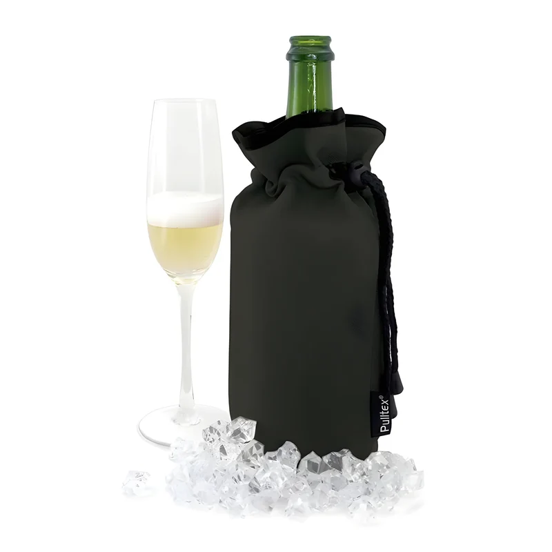 Pulltex Borsa raffredda champagne nera cm Ø18x26,5