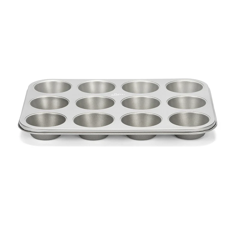 Teglia per 12 muffin antiaderente alta qualità 26x35x3 1811121