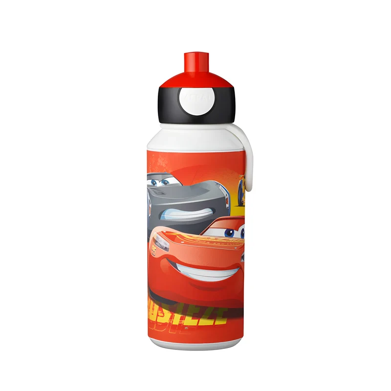 Mepal Borraccia Pop-Up Campus "Cars" ml 400/cm Ø7x18,4 per bambini ermetica priva di BPA