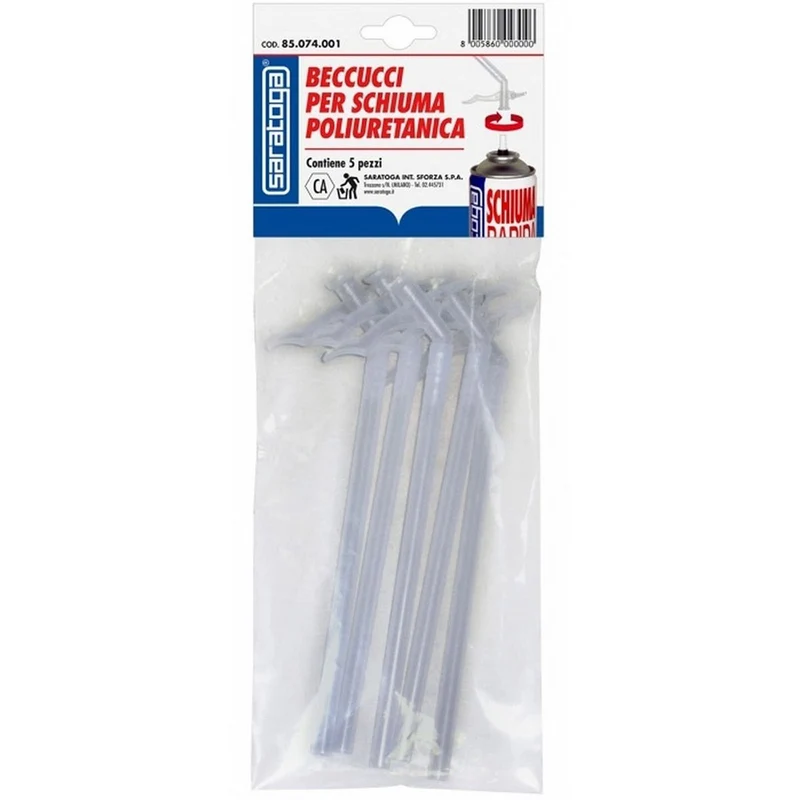 Beccucci Erogatore Schiuma 5pezzi Saratoga
