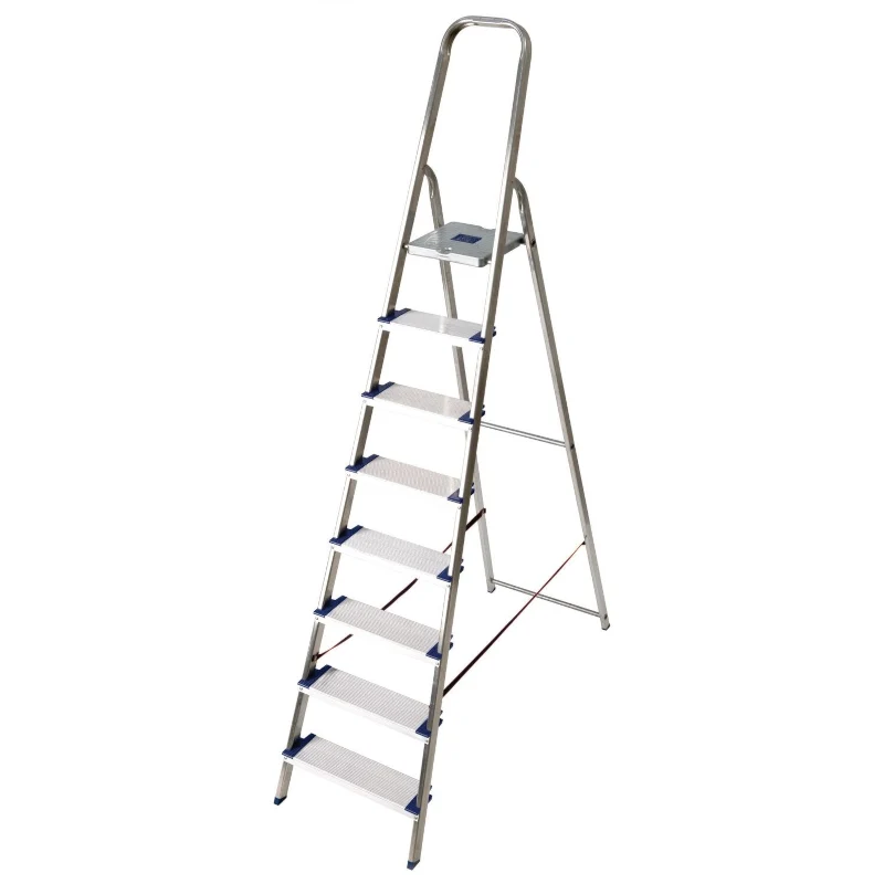 Scala Alfa Maxi In Alluminio 8 Gradini H361cm