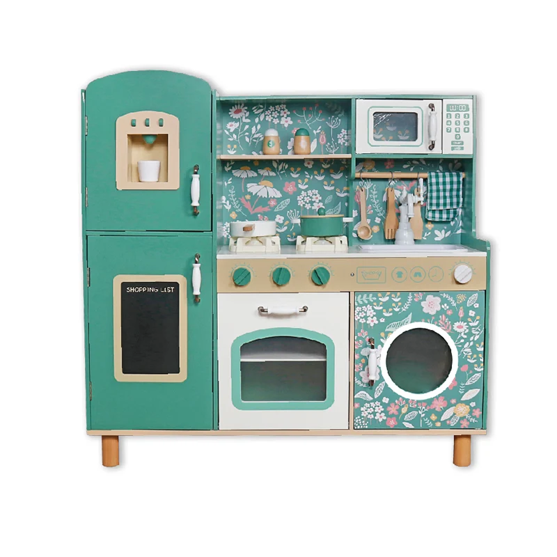 Cucina Legno Grande Verde Accessori 51017041