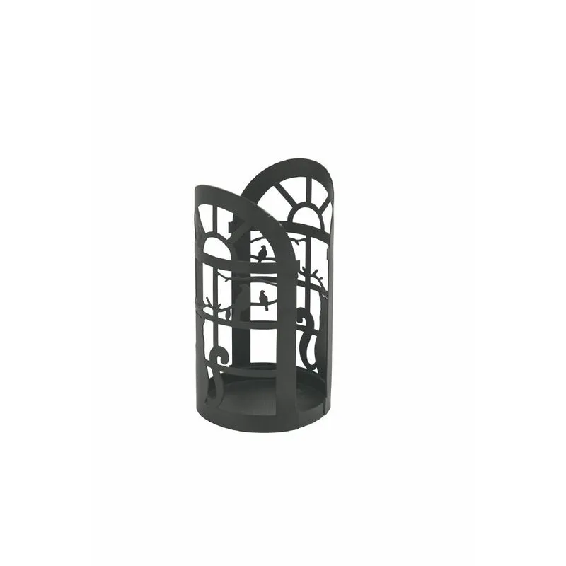 Portabicchieri 8x8x14,5 cm in Acciaio VdE Tivoli 1996 Black Cat