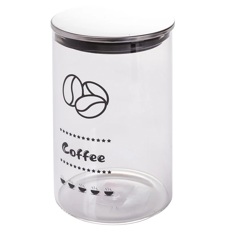 Barattolo Caffè Ø10,1x16,7 cm 1000 ml in Vetro Borosilicato VdE Tivoli 1996 Love it
