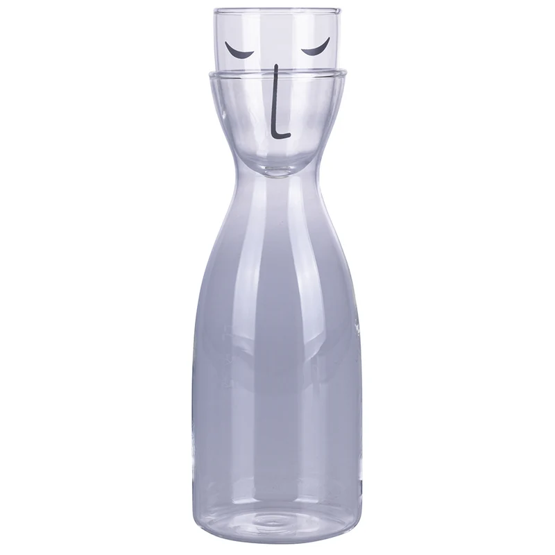 Caraffa con Bicchiere 600 ml in Vetro Borosilicato VdE Tivoli 1996 Vis a Vis