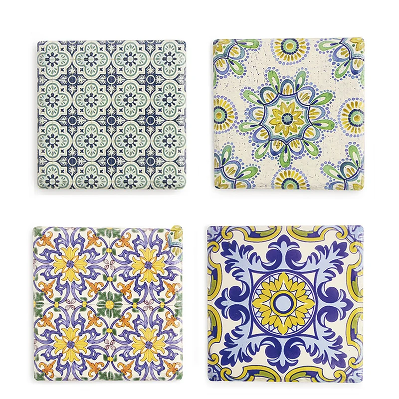 Sottopentola 16x16x1 cm in Ceramica VdE Tivoli 1996 Poggiami
