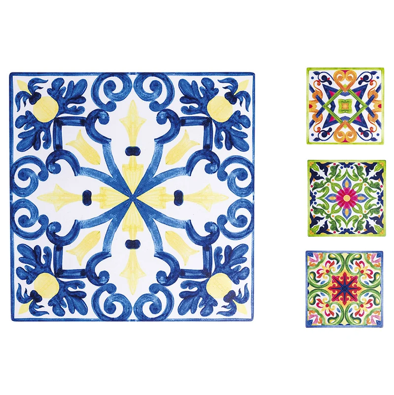 Sottopentola 16x16x0,5 cm in Ceramica VdE Tivoli 1996 Naxos