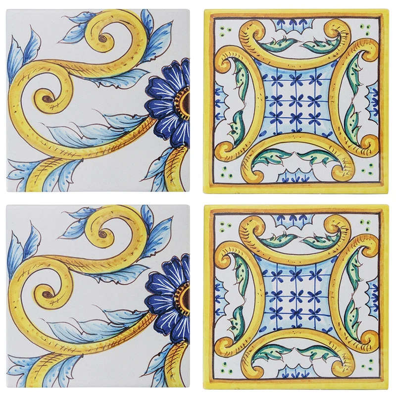 Sottopentola 16x16x1 cm in Ceramica VdE Tivoli 1996 Le Riggiole