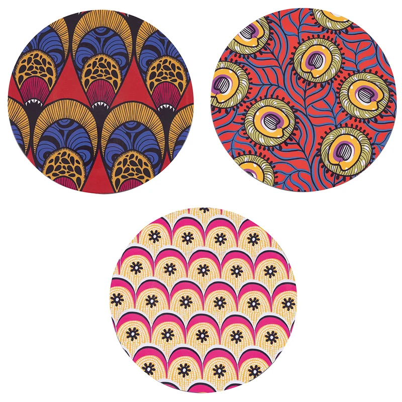 Set 3 Sottopiatti Tondi Ø33x2 cm in Polipropilene VdE Tivoli 1996 Creole