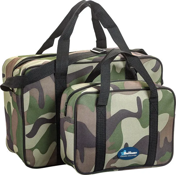 Set 2 borse termiche militari: grande 24 lt/piccola 7 lt