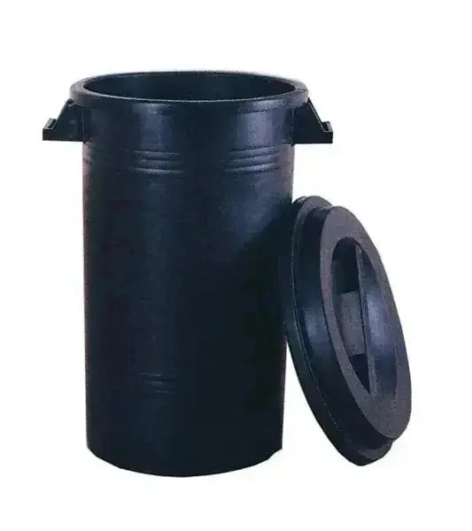 Contenitore con Coperchio Nero da 50 Litri