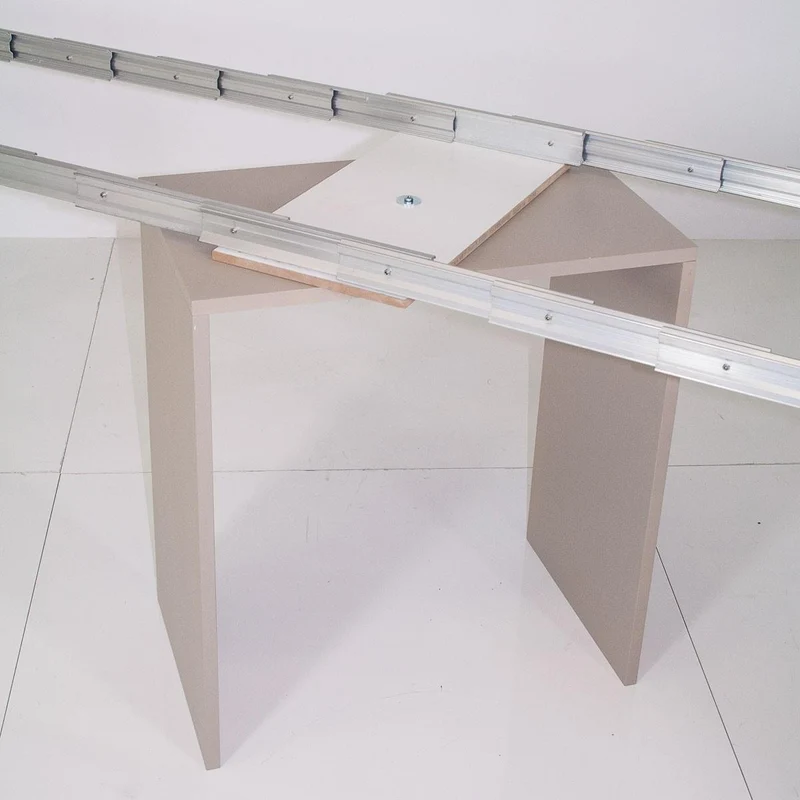 Panca Allungabile in Legno H49x40x58/302,5cm Itamoby Box Bianco Frassino e Corda