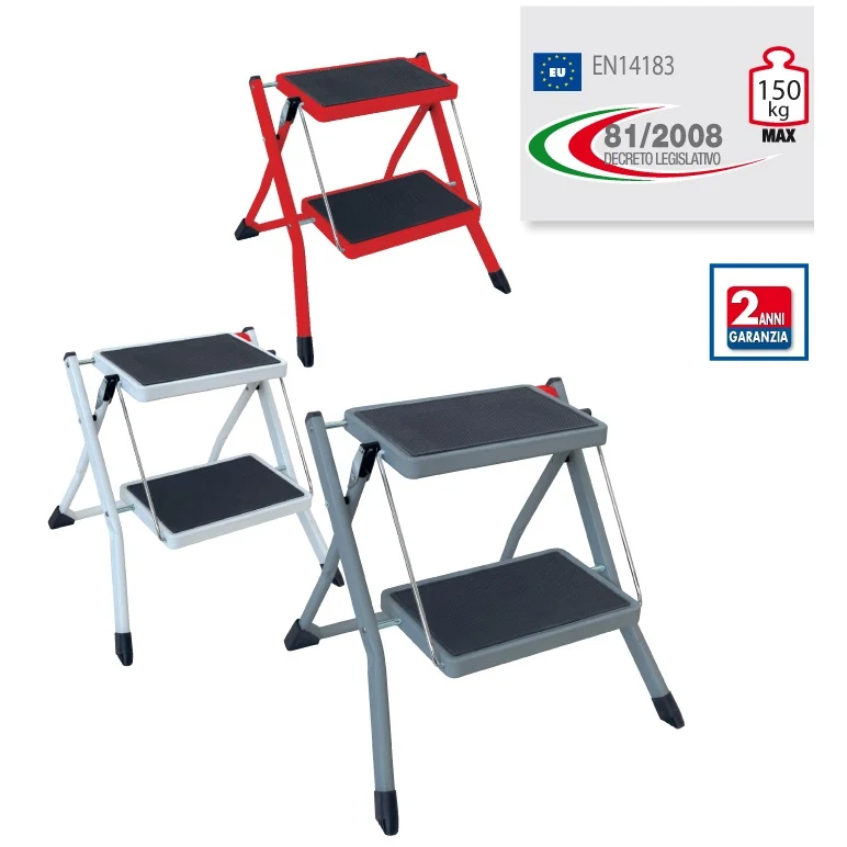 Sgabello Nino 2 Gradini Portata 150kg Nn-2 Facal