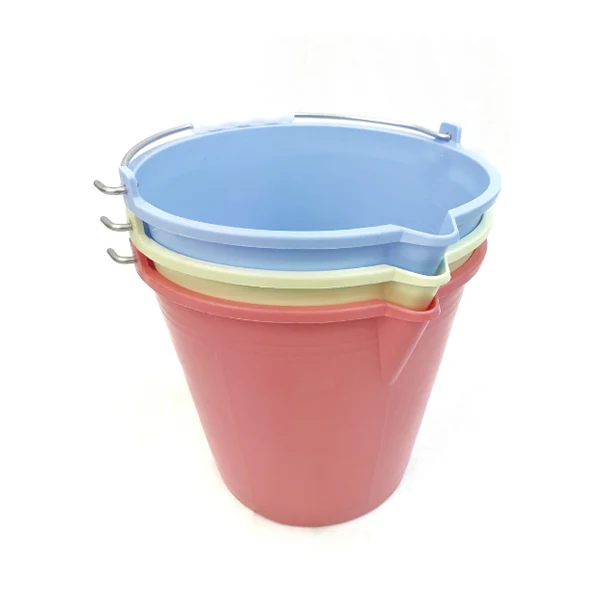 Secchio Con Becco 10lt Colori Ass. Ecoplast S10