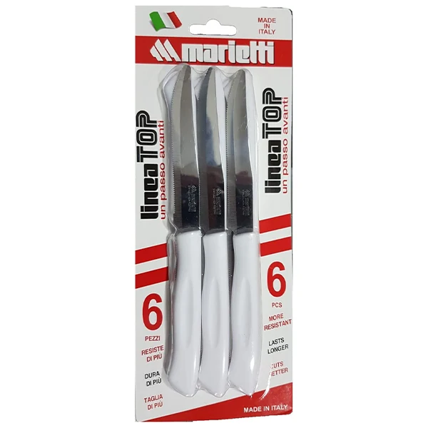 Coltelli Da Bistecca Top 6 Pz Bianchi Marietti