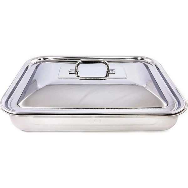 Teglia Rettangolare 18/C 35x26 Cm Steel Pan 100187