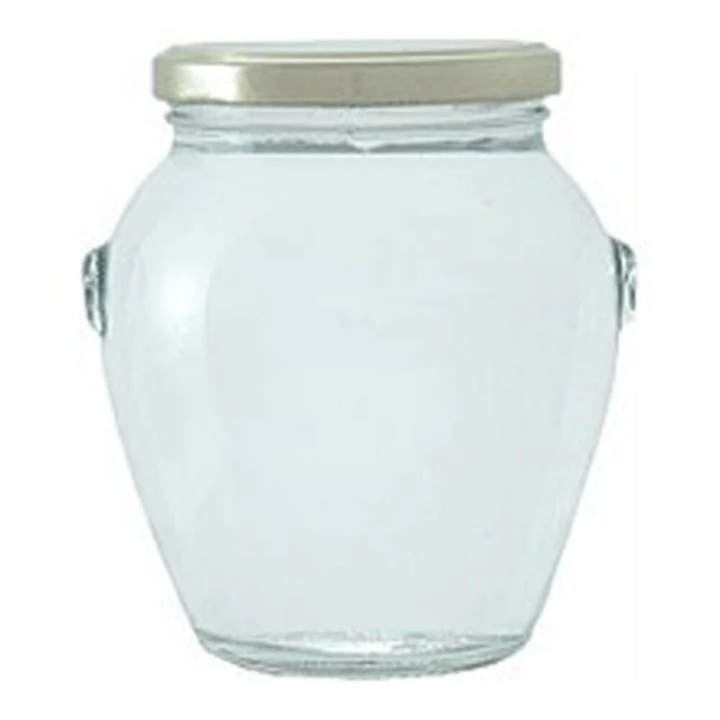 Barattolo Orcio 21cl , Con Tappo, Italy Glass