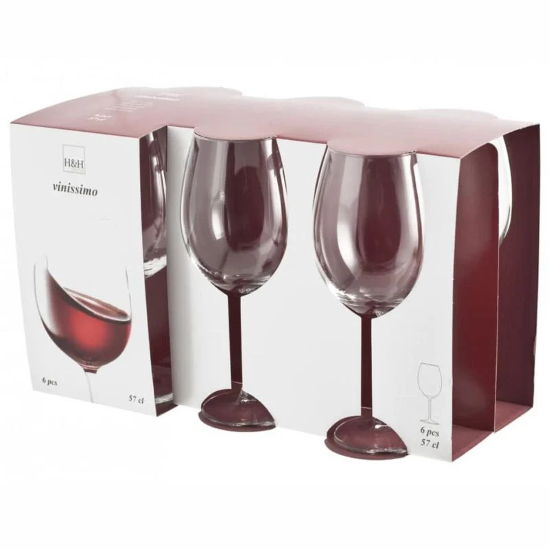 Confezione 6 Calici Vino Vinissimo H_h