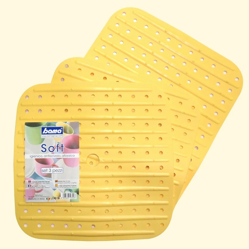TAPPETO SOFT SET 3 PEZZI SALVAPIATTI LAVELLO
