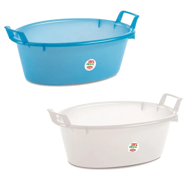Bacinella Ovale Polietilene 70cm Assortita