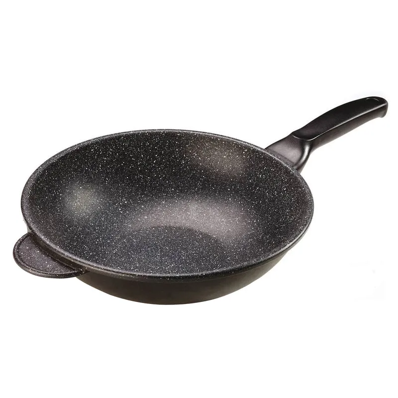 PADELLA WOK LINEA GRANITO 28CM 0381GR RISOLI